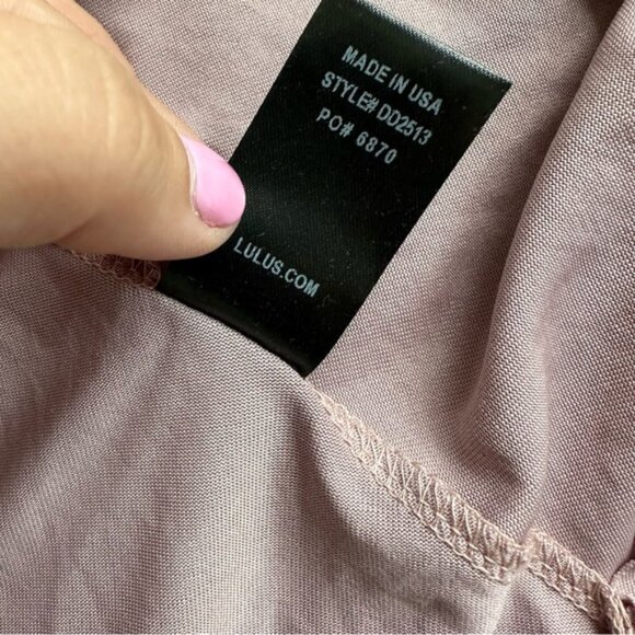 Lulu's | Shore Thing Mauve Skater Dress | Size Large - Picture 11 of 14